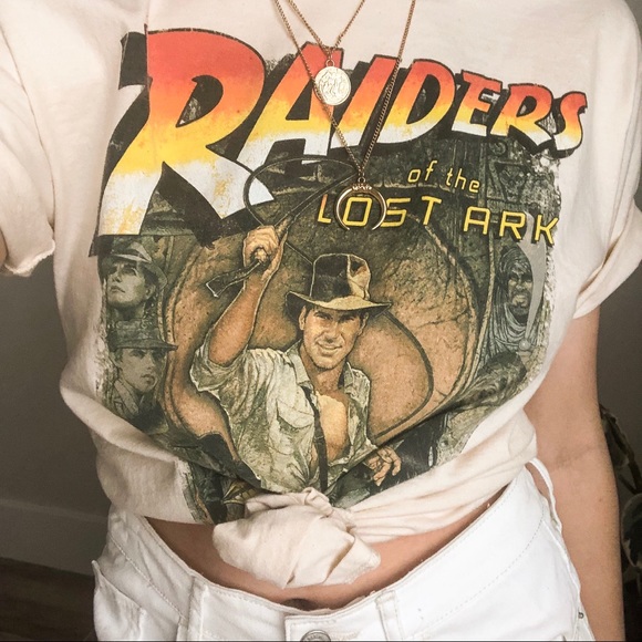 Disney Tops - INDIANA JONES DISNEYLAND GRAPHIC TEE
